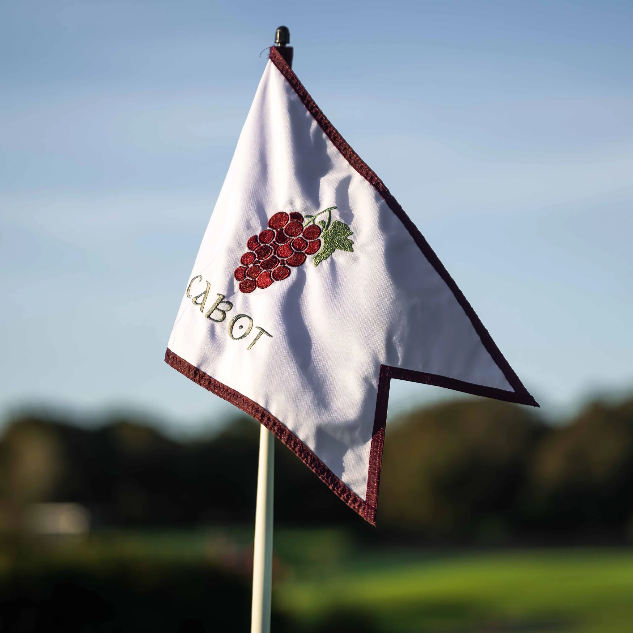 Cabot Bordeaux Grapes Course Flag - Image 2