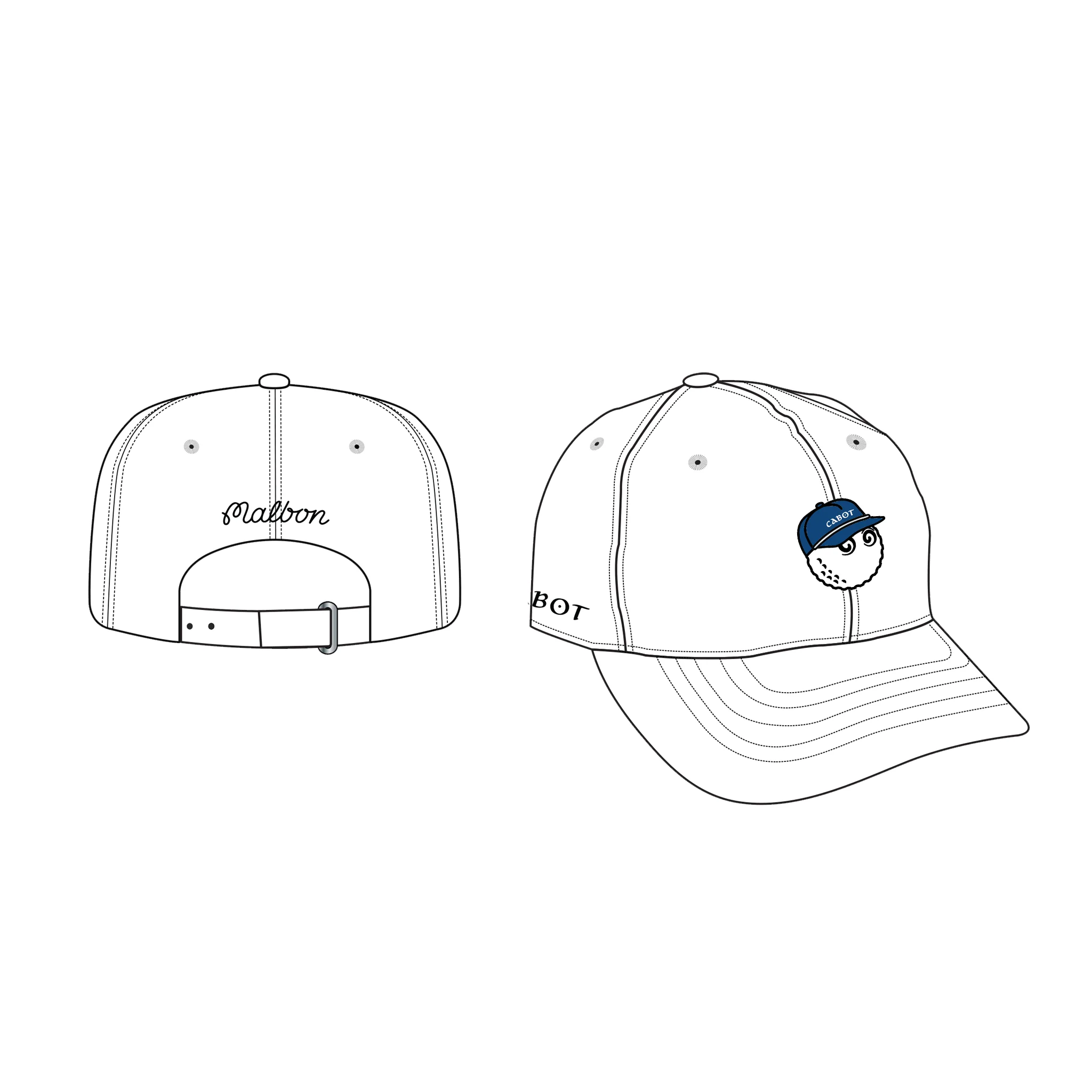 Malbon x CABOT Cotton Twill Dad Hat - Image 4